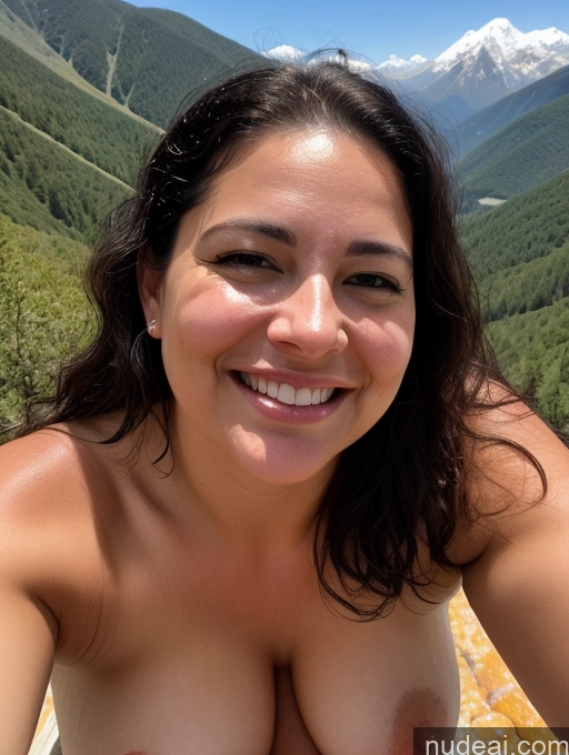 related ai porn images free for Chubby Pubic Hair 40s Happy Long Hair Black Hair Front View Mountains Short Woman Cumshot