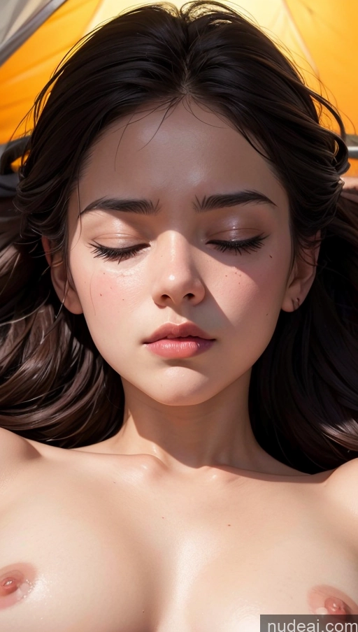related ai porn images free for Close-up View Sad Sleeping Seductive Sexy Face Tent