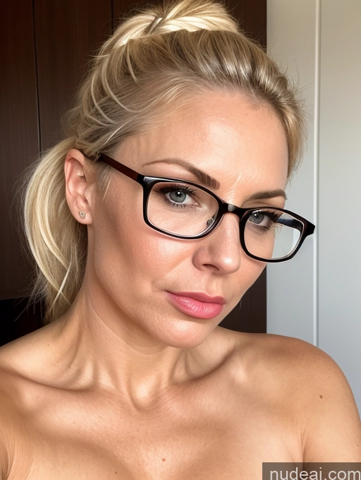 related ai porn images free for Milf One Small Tits Fairer Skin Glasses 30s Pouting Lips Sexy Face Blonde Ponytail British Bathroom Oiled Body Close-up View Nude Spreading Legs