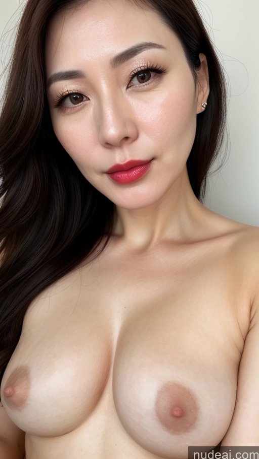 related ai porn images free for Woman One Beautiful Lipstick Fairer Skin 40s Brunette Korean Close-up View Perfect Boobs