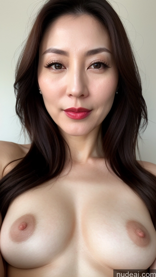 related ai porn images free for Woman One Beautiful Lipstick Fairer Skin 40s Brunette Korean Close-up View Perfect Boobs