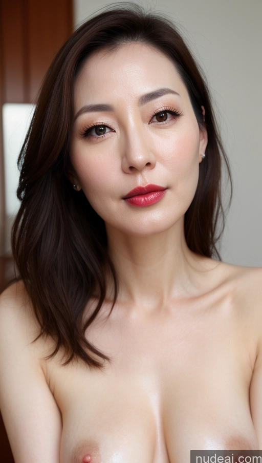 related ai porn images free for Woman One Beautiful Lipstick Fairer Skin 40s Brunette Korean Close-up View Perfect Boobs