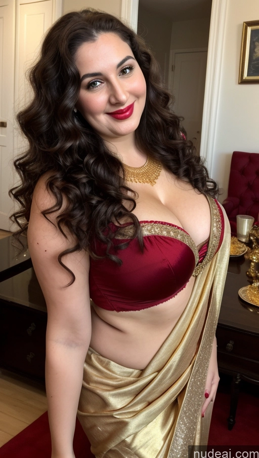 related ai porn images free for Milf Busty Beautiful Lipstick Thick Chubby Fat Big Hips Fairer Skin 20s Happy Seductive Brunette Curly Hair Russian Party Front View Plank Sari Blouse Dirndl Victorian Cleavage Gold Jewelry