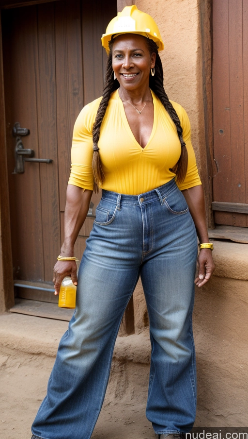 related ai porn images free for Muscular Abs Dark Skin Milf Ethiopian Traditional 50s Braided Jeans Construction Worker Beer Eating Western