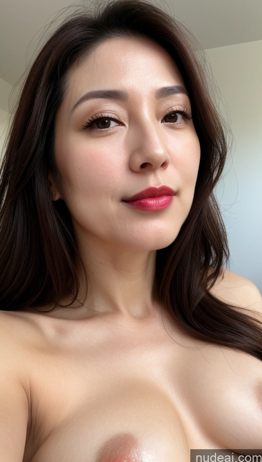 related ai porn images free for Woman One Beautiful Lipstick Fairer Skin 40s Brunette Korean Close-up View Perfect Boobs
