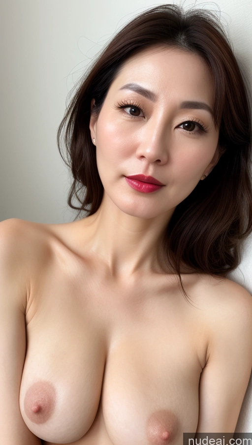 related ai porn images free for Woman One Beautiful Lipstick Fairer Skin 40s Brunette Korean Close-up View Perfect Boobs