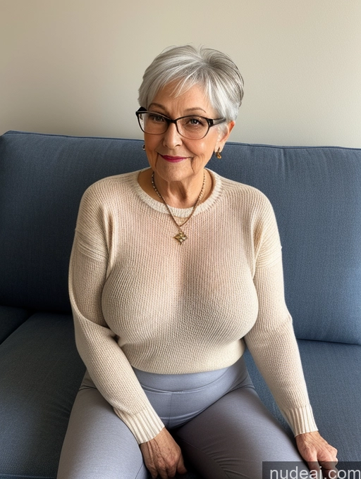related ai porn images free for 80s Czech Short Busty Pixie Couch Jeans Yoga Pants Sweater Detailed Transparent Jewelry Glasses Close-up View