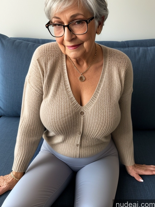 related ai porn images free for 80s Czech Short Busty Pixie Couch Jeans Yoga Pants Sweater Detailed Transparent Jewelry Glasses Close-up View
