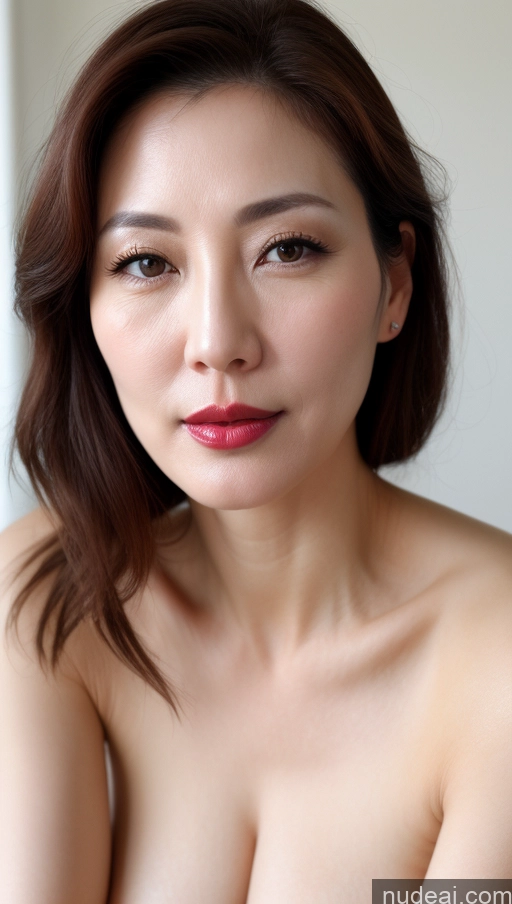 related ai porn images free for Woman One Perfect Boobs Beautiful Lipstick Fairer Skin 40s Brunette Korean Close-up View