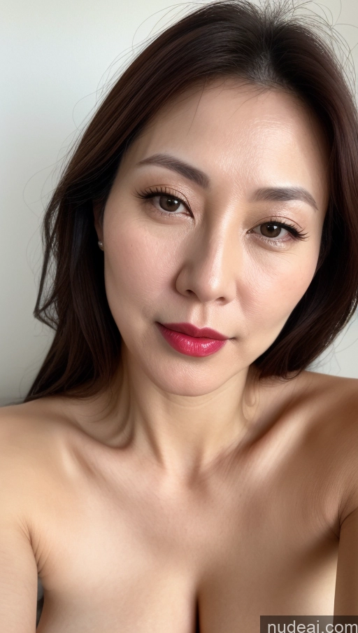 related ai porn images free for Woman One Perfect Boobs Beautiful Lipstick Fairer Skin 40s Brunette Korean Close-up View