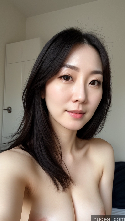 related ai porn images free for Woman One Perfect Boobs Beautiful Fairer Skin Korean Close-up View 30s Black Hair