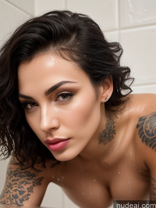 related ai porn images free for Woman Perfect Boobs Beautiful Tattoos Perfect Body Oiled Body Short 20s Seductive Pouting Lips Black Hair Curly Hair White Skin Detail (beta) Shower Blowjob Apron Detailed Front View Two