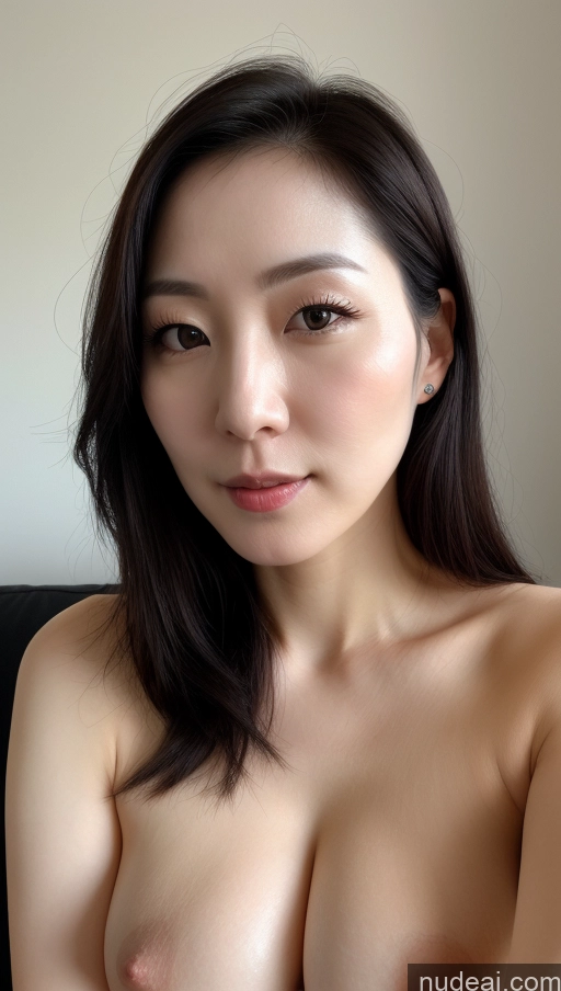 related ai porn images free for Woman One Perfect Boobs Beautiful Fairer Skin Korean Close-up View 30s Black Hair