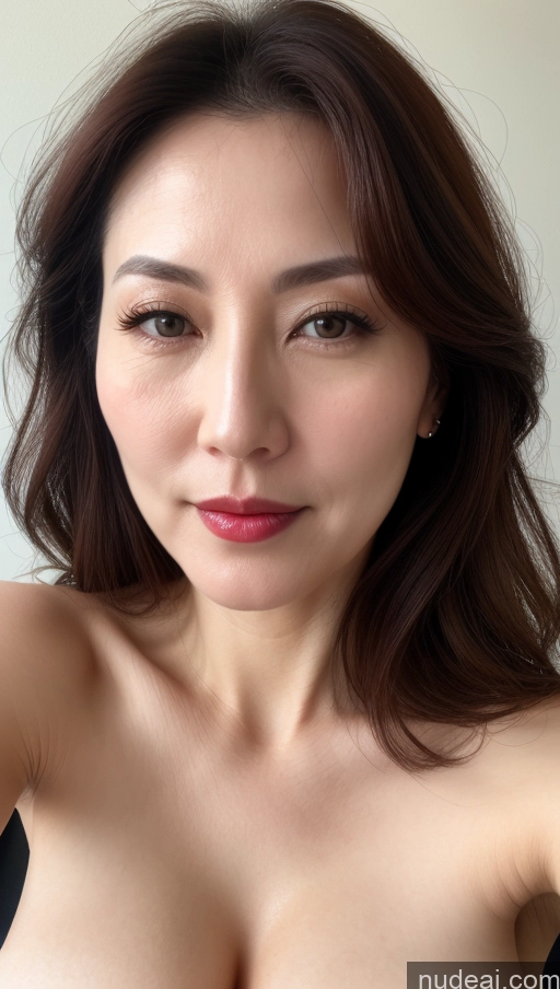 related ai porn images free for Woman One Perfect Boobs Beautiful Fairer Skin Korean Close-up View 40s Brunette Lipstick