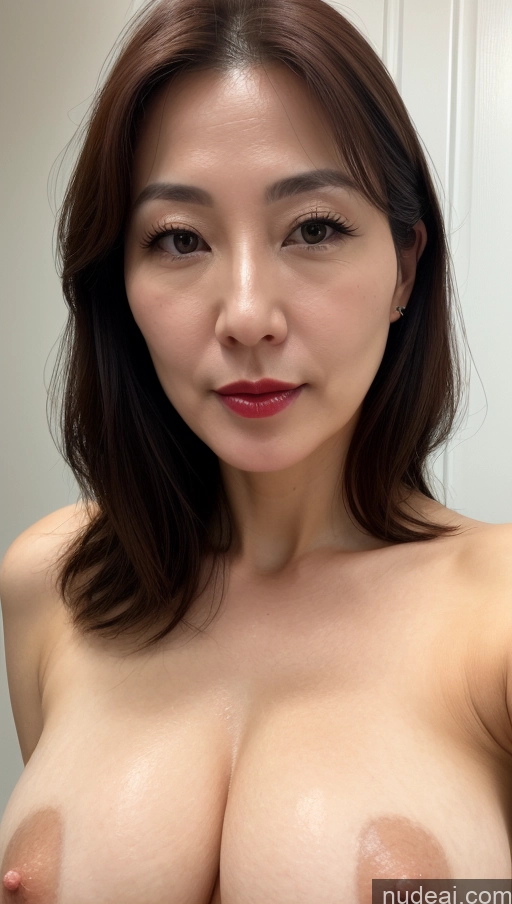 related ai porn images free for Woman One Perfect Boobs Beautiful Lipstick Fairer Skin 40s Brunette Korean Close-up View