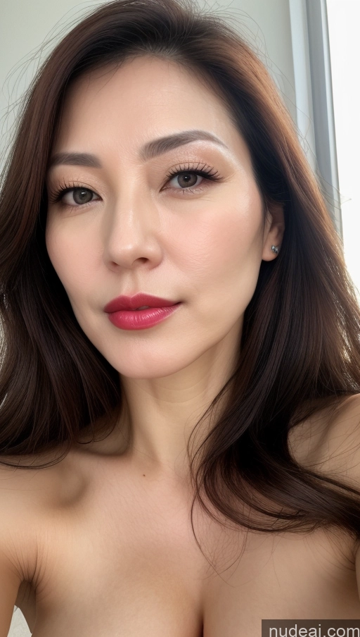 related ai porn images free for Woman One Perfect Boobs Beautiful Lipstick Fairer Skin 40s Brunette Korean Close-up View