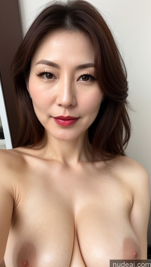 related ai porn images free for Woman One Perfect Boobs Beautiful Fairer Skin Korean Close-up View Brunette Lipstick 40s