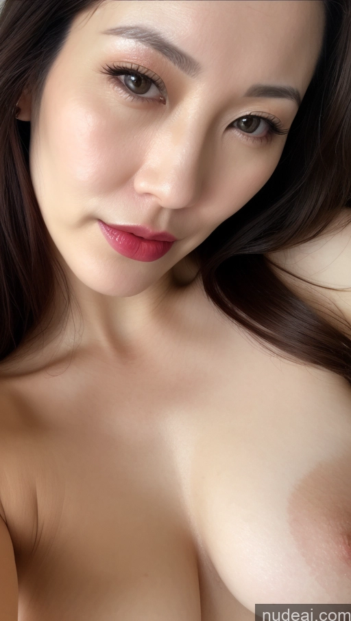related ai porn images free for Woman One Perfect Boobs Beautiful Fairer Skin Korean Close-up View Brunette Lipstick 40s