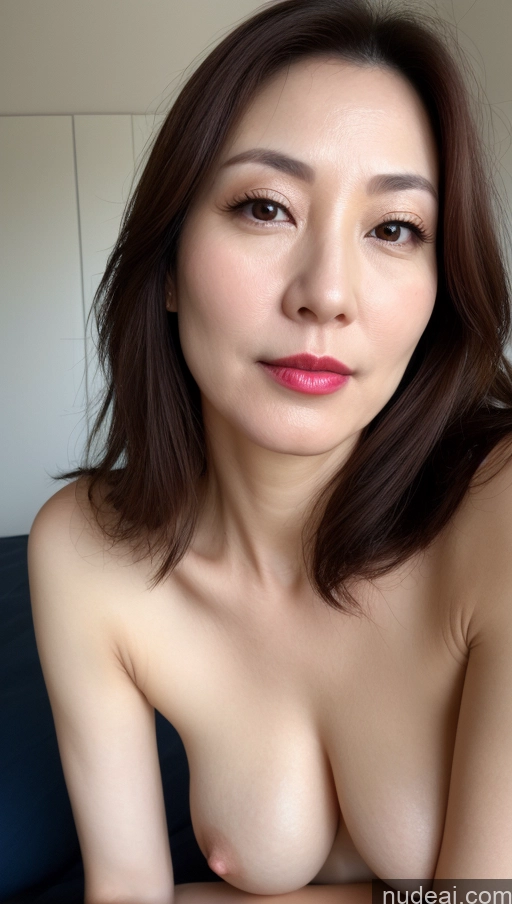 related ai porn images free for Woman One Perfect Boobs Beautiful Lipstick Fairer Skin 40s Brunette Korean Close-up View