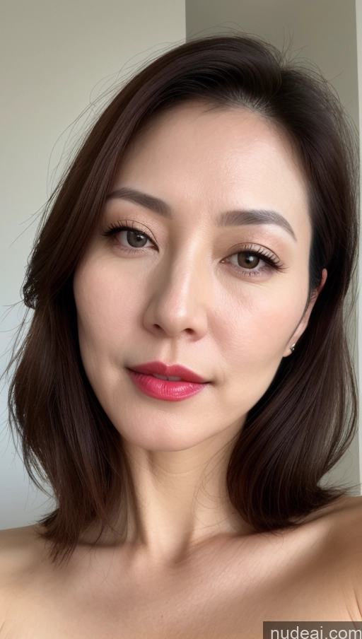related ai porn images free for Woman One Perfect Boobs Beautiful Lipstick Fairer Skin 40s Brunette Korean Close-up View