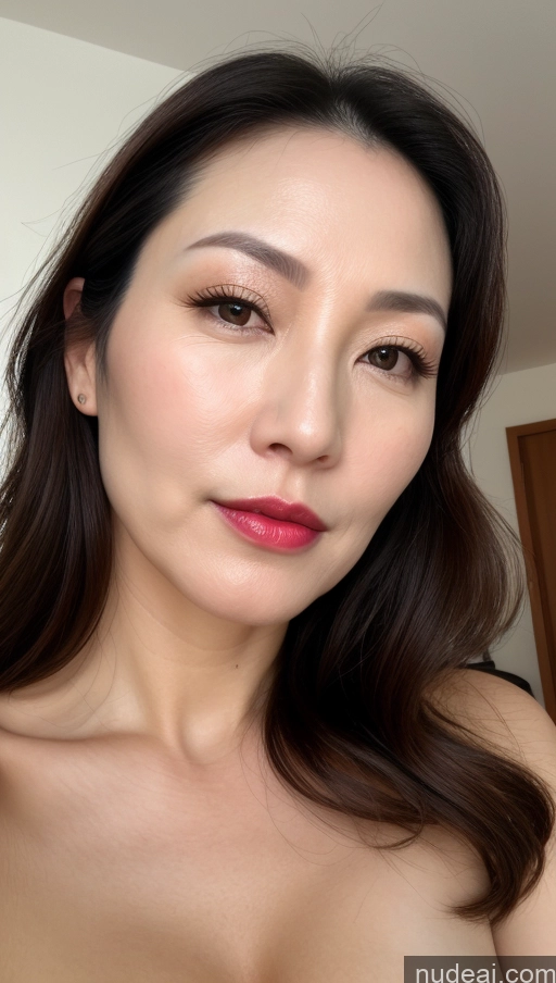 related ai porn images free for Woman One Perfect Boobs Beautiful Lipstick Fairer Skin 40s Brunette Korean Close-up View