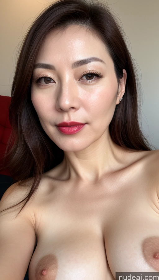 related ai porn images free for Woman One Perfect Boobs Beautiful Lipstick Fairer Skin 40s Brunette Korean Close-up View