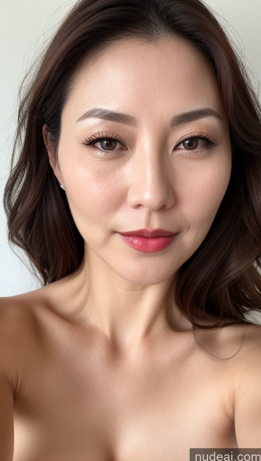 related ai porn images free for Woman One Perfect Boobs Beautiful Lipstick Fairer Skin 40s Brunette Korean Close-up View