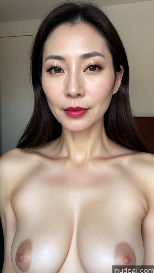 related ai porn images free for Woman One Perfect Boobs Beautiful Lipstick Fairer Skin 40s Brunette Korean Close-up View