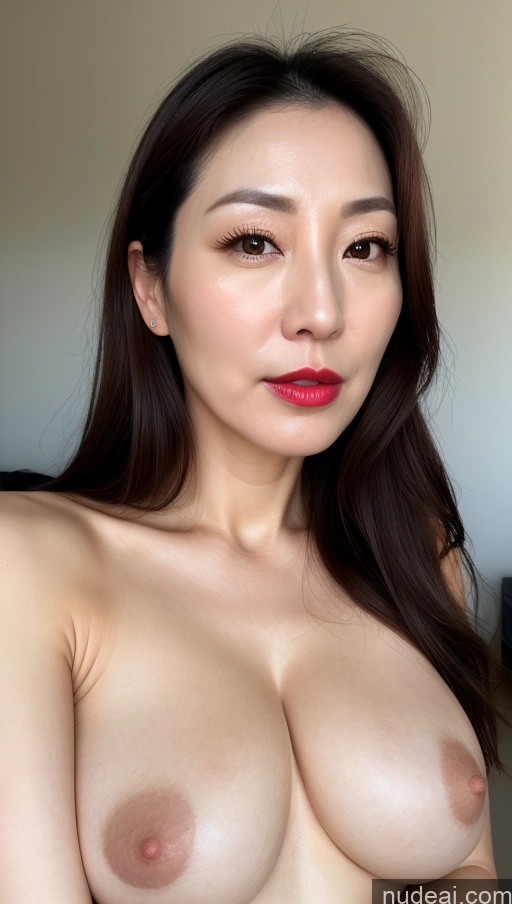 related ai porn images free for Woman One Perfect Boobs Beautiful Lipstick Fairer Skin 40s Brunette Korean Close-up View