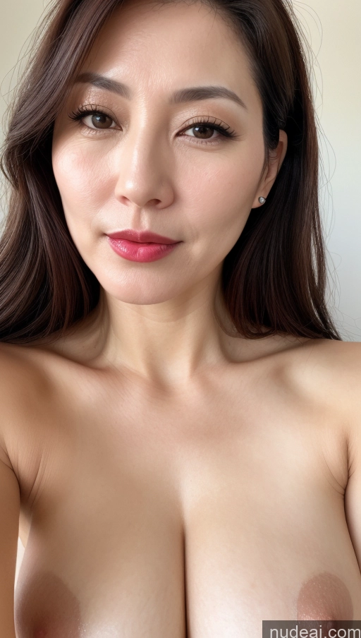 related ai porn images free for Woman One Perfect Boobs Beautiful Lipstick Fairer Skin 40s Brunette Korean Close-up View