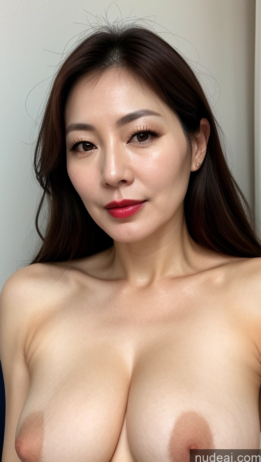 related ai porn images free for Woman One Perfect Boobs Beautiful Lipstick Fairer Skin 40s Brunette Korean Close-up View