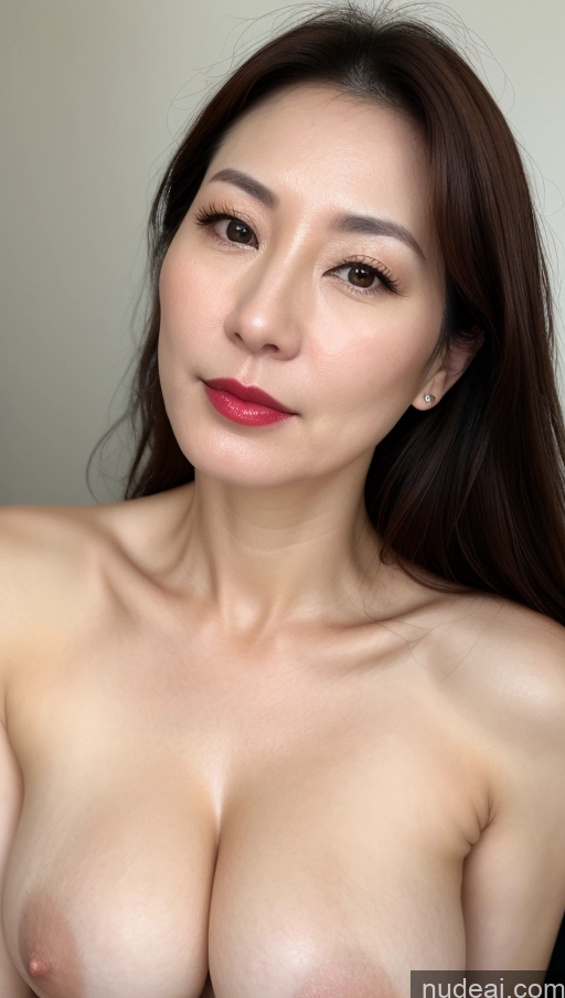 related ai porn images free for Woman One Perfect Boobs Beautiful Lipstick Fairer Skin 40s Brunette Korean Close-up View