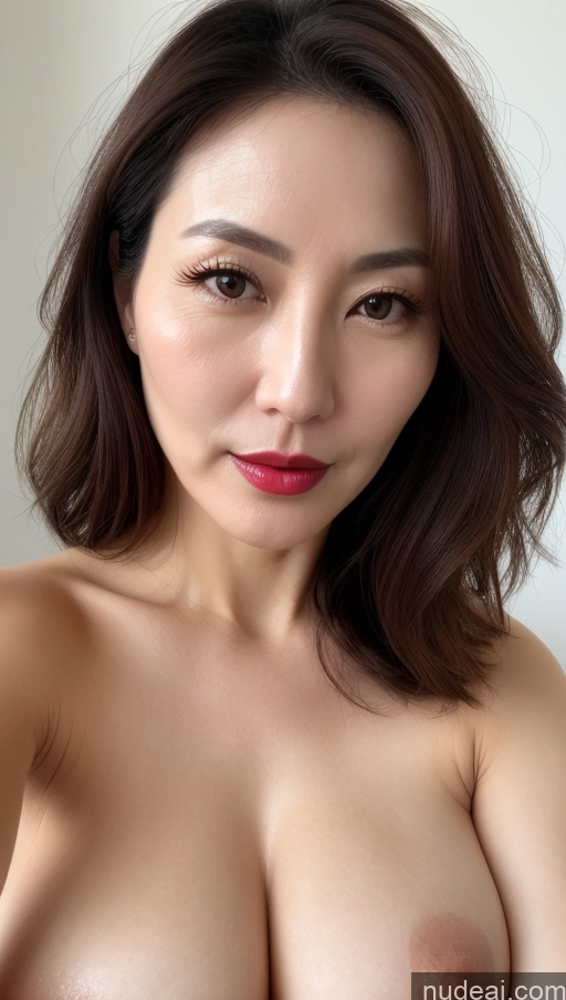 related ai porn images free for Woman One Perfect Boobs Beautiful Lipstick Fairer Skin 40s Brunette Korean Close-up View