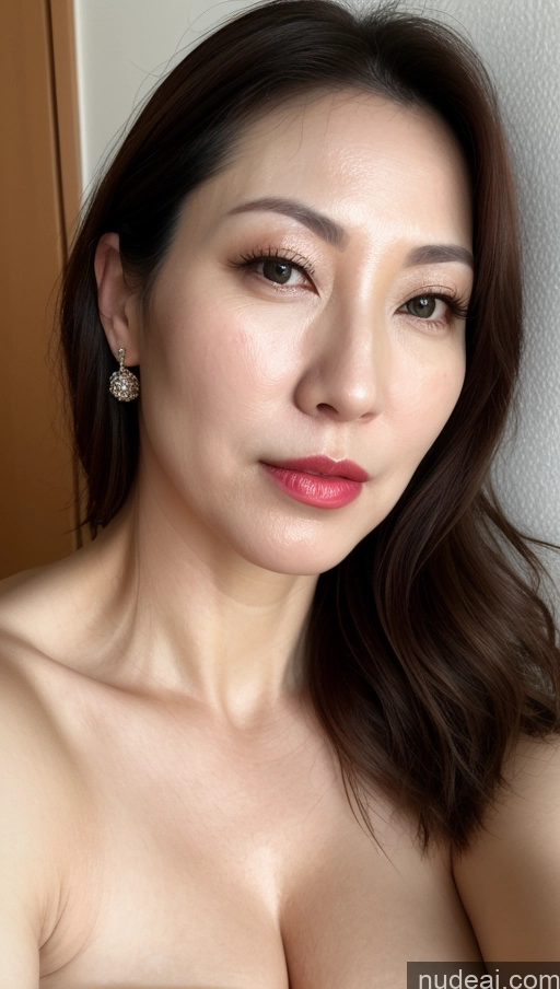 related ai porn images free for Woman One Perfect Boobs Beautiful Lipstick Fairer Skin 40s Brunette Korean Close-up View