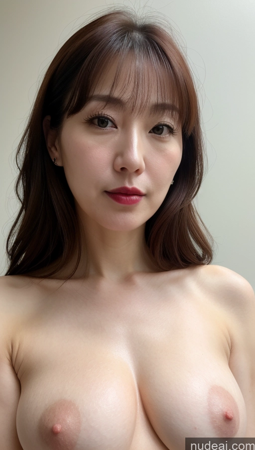 related ai porn images free for Woman One Perfect Boobs Beautiful Close-up View Korean Brunette 40s Fairer Skin Lipstick