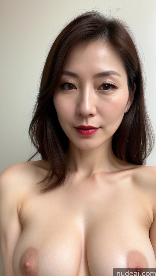 related ai porn images free for Woman One Perfect Boobs Beautiful Close-up View Korean Brunette 40s Fairer Skin Lipstick