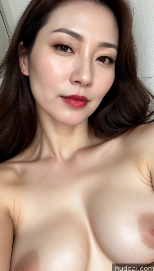 related ai porn images free for Woman One Perfect Boobs Beautiful Close-up View Korean Brunette 40s Fairer Skin Lipstick