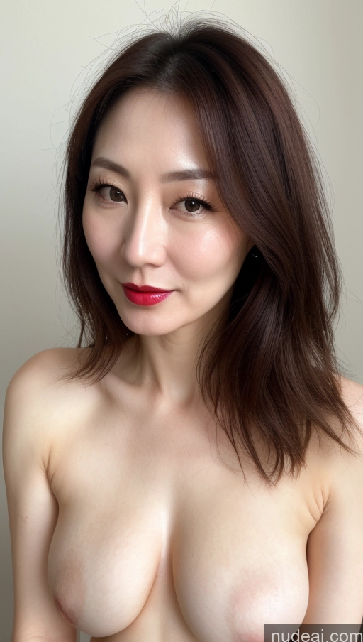 related ai porn images free for Woman One Perfect Boobs Beautiful Close-up View Korean Brunette 40s Fairer Skin Lipstick