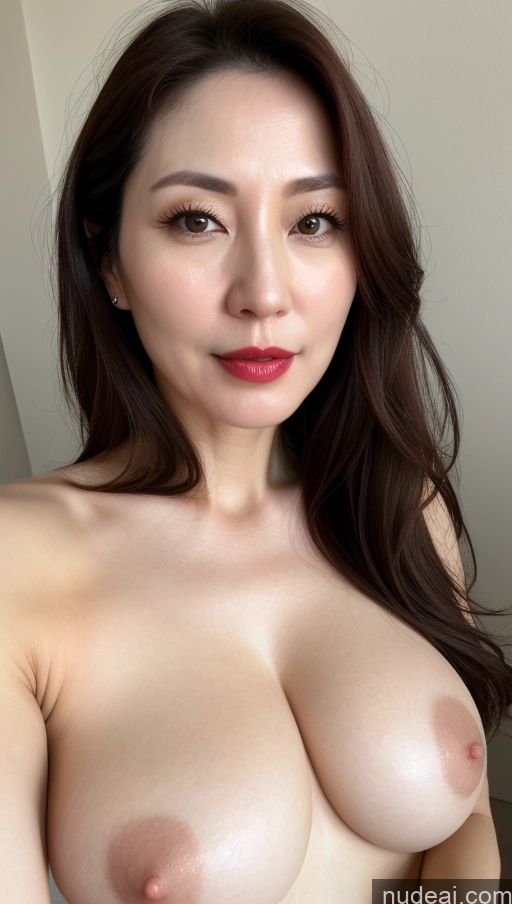 related ai porn images free for Woman One Perfect Boobs Beautiful Close-up View Korean Brunette 40s Fairer Skin Lipstick