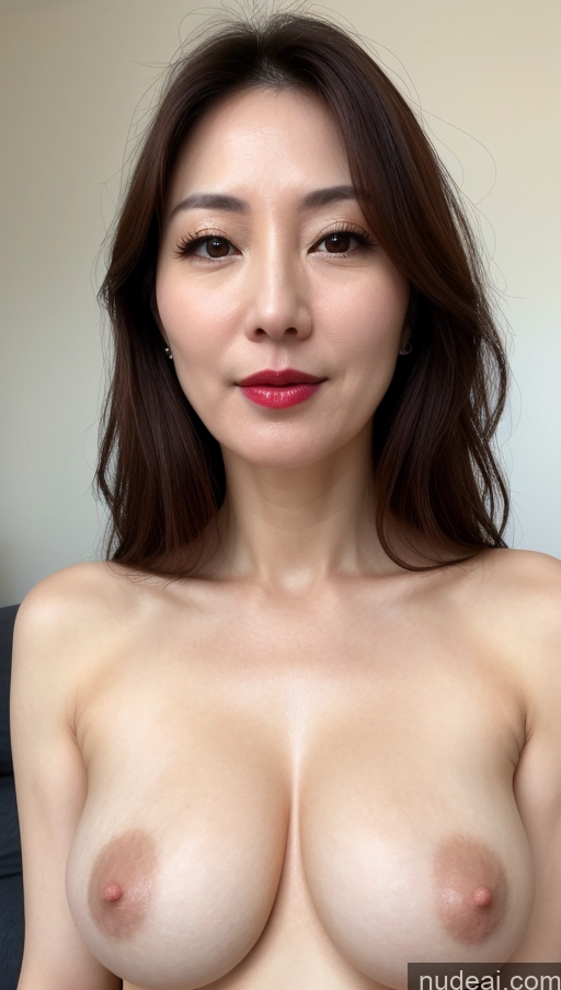related ai porn images free for Woman One Perfect Boobs Beautiful Close-up View Korean Brunette 40s Fairer Skin Lipstick