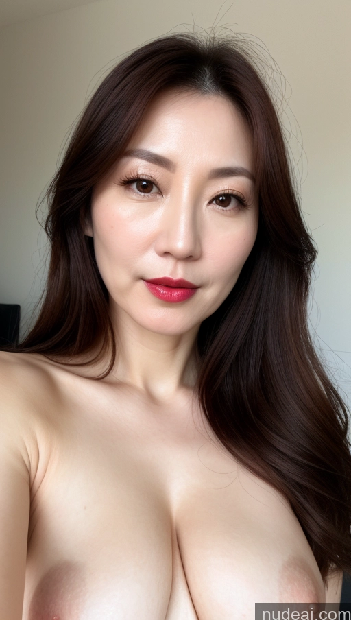 related ai porn images free for Woman One Perfect Boobs Beautiful Close-up View Korean Brunette 40s Fairer Skin Lipstick