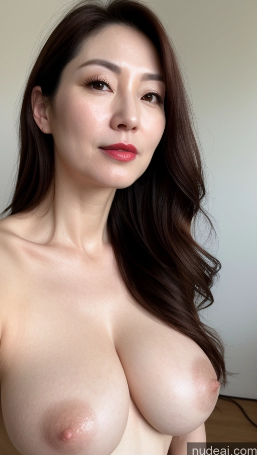 related ai porn images free for Woman One Perfect Boobs Beautiful Close-up View Korean Brunette 40s Fairer Skin Lipstick