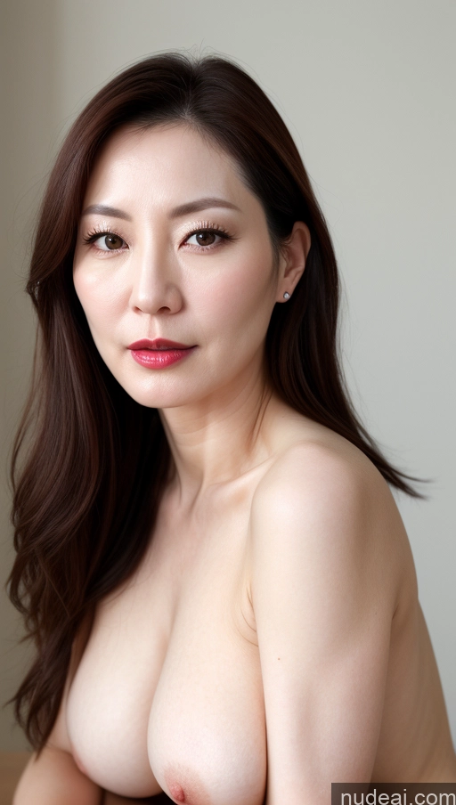 related ai porn images free for Woman One Perfect Boobs Beautiful Close-up View Korean Brunette 40s Fairer Skin Lipstick