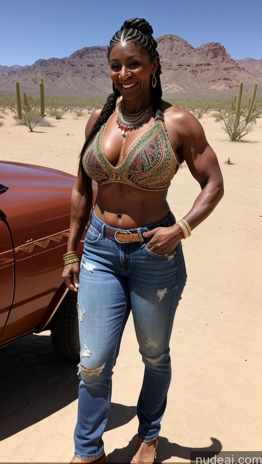 related ai porn images free for Jeans Western Traditional Thick Dark Skin Muscular Abs Milf Desert Blouse Braided 60s Laughing Tattoos