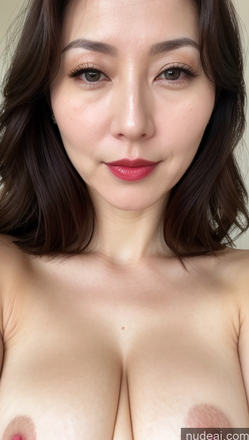 related ai porn images free for Woman One Perfect Boobs Beautiful Close-up View Korean Brunette 40s Fairer Skin Lipstick