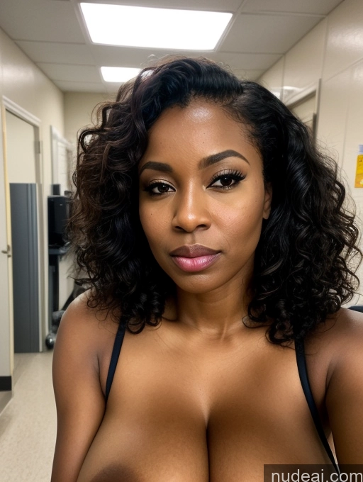 related ai porn images free for Milf 30s Huge Boobs Dark Skin Sexy Face Pouting Lips Black Hair Hospital Front View Detailed Nude Curly Hair Sleeping