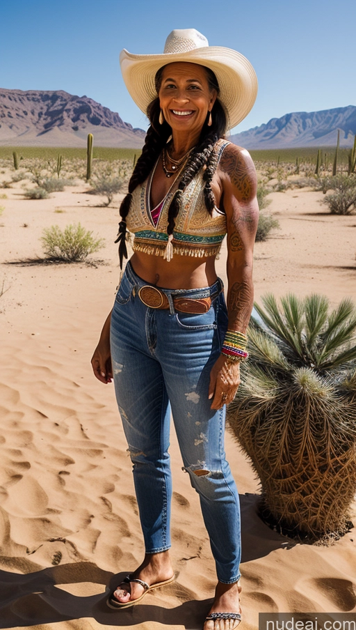 related ai porn images free for Abs Muscular Dark Skin Thick Milf Polynesian Western Traditional Jeans Blouse Hat 60s Tattoos Desert Laughing Braided
