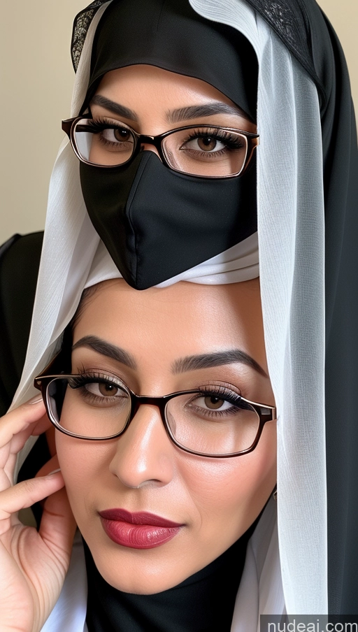 related ai porn images free for Woman One Glasses Skin Detail (beta) Secretary Detailed 20s Niqab Lipstick Arabic
