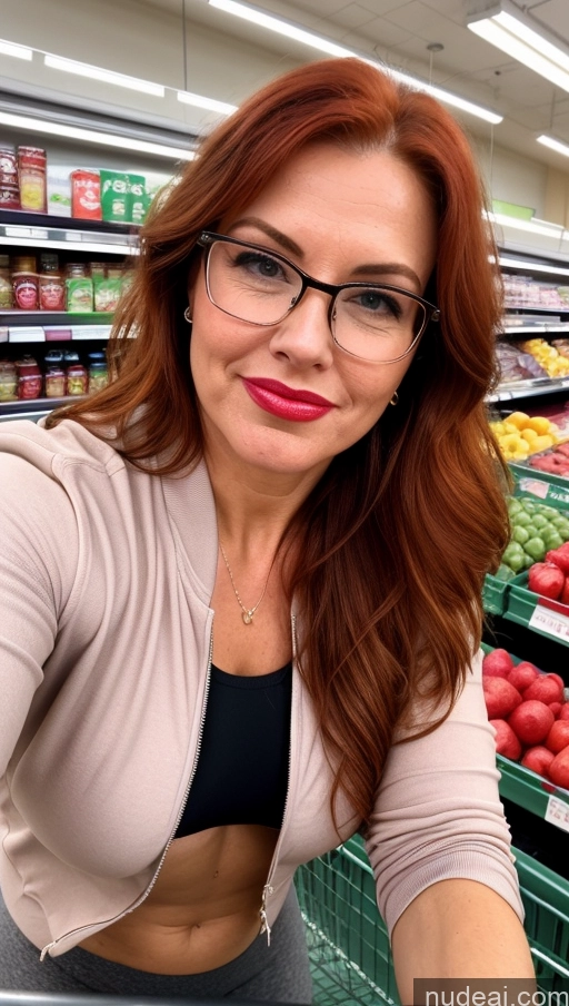 related ai porn images free for Milf Nude Beautiful Lipstick Happy Front View Grocery Pouting Lips Skinny Busty Yoga Pants Jacket Ponytail Glasses 30s Irish