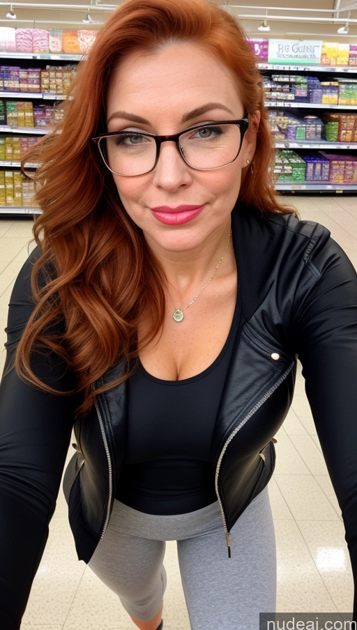 related ai porn images free for Milf Nude Beautiful Lipstick Happy Front View Grocery Pouting Lips Skinny Busty Yoga Pants Jacket Ponytail Glasses 30s Irish